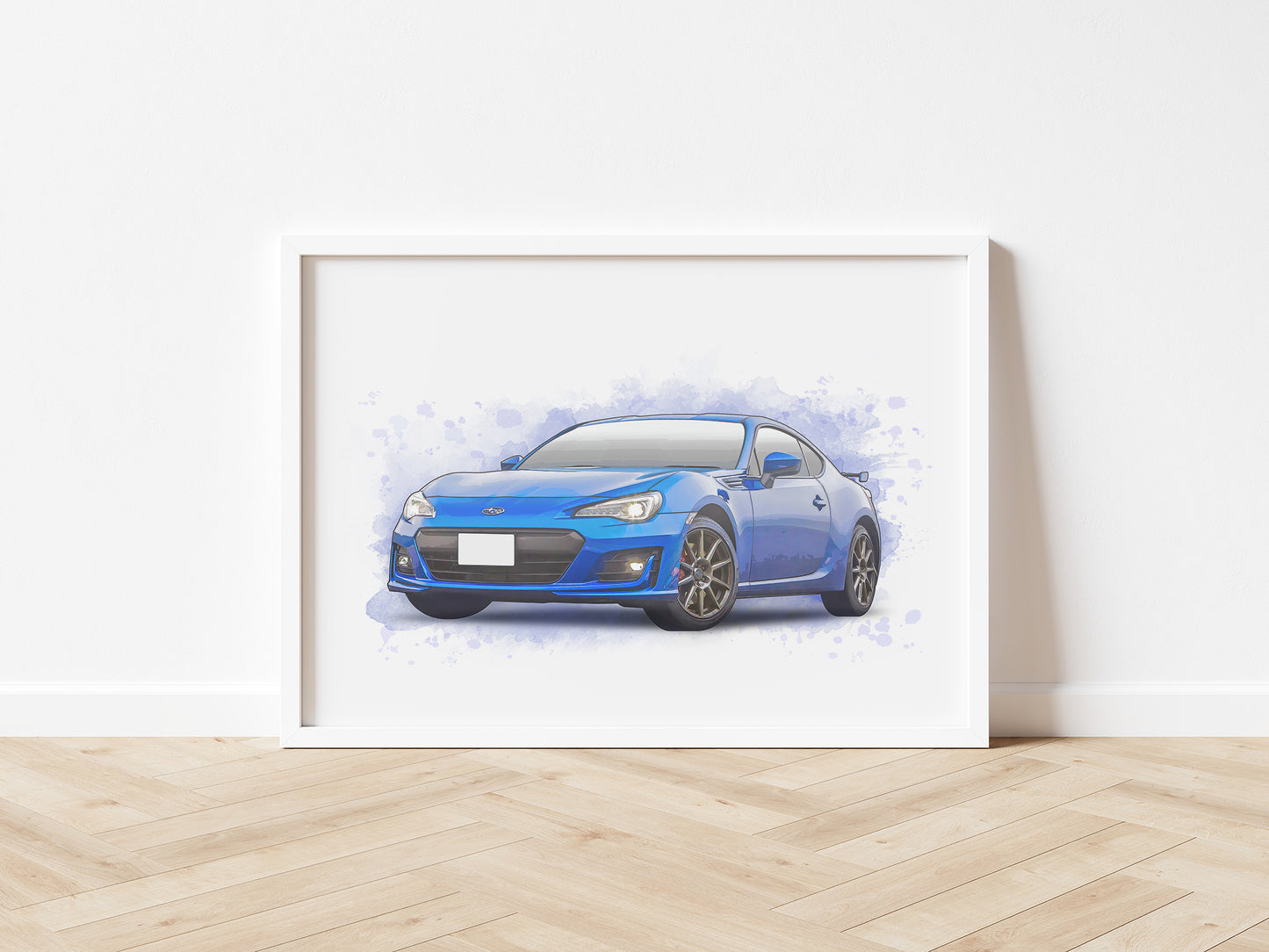 Personalised Subaru BRZ Art Print