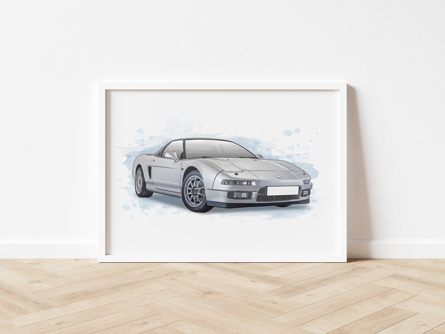 Personalised Honda NSX Art Print