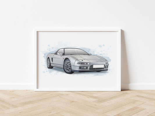 Personalised Honda NSX Art Print