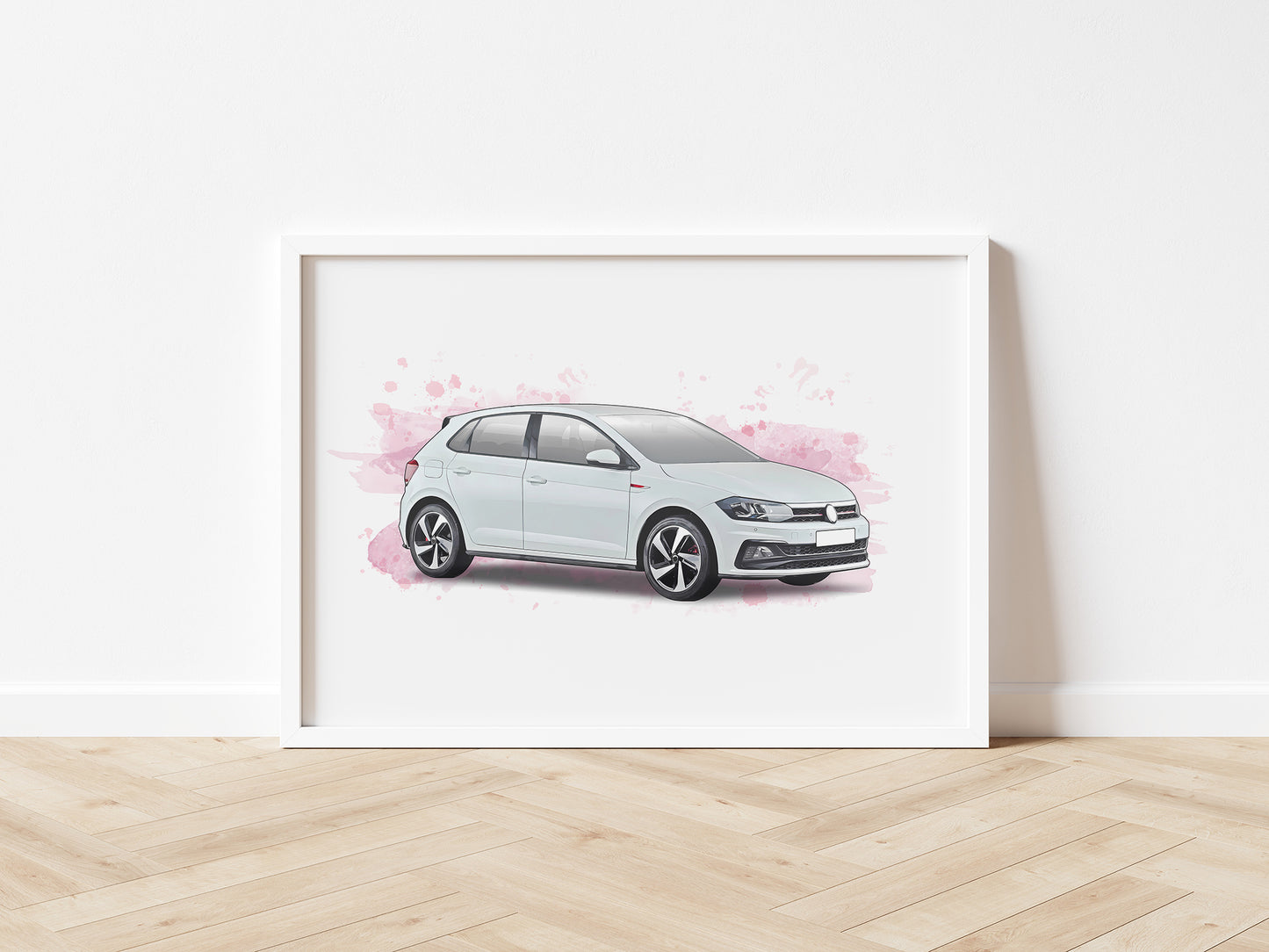 Personalised Volkswagen Polo Art Print