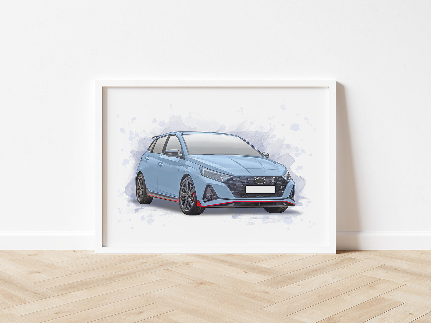 Personalised Hyundai i20n Art Print