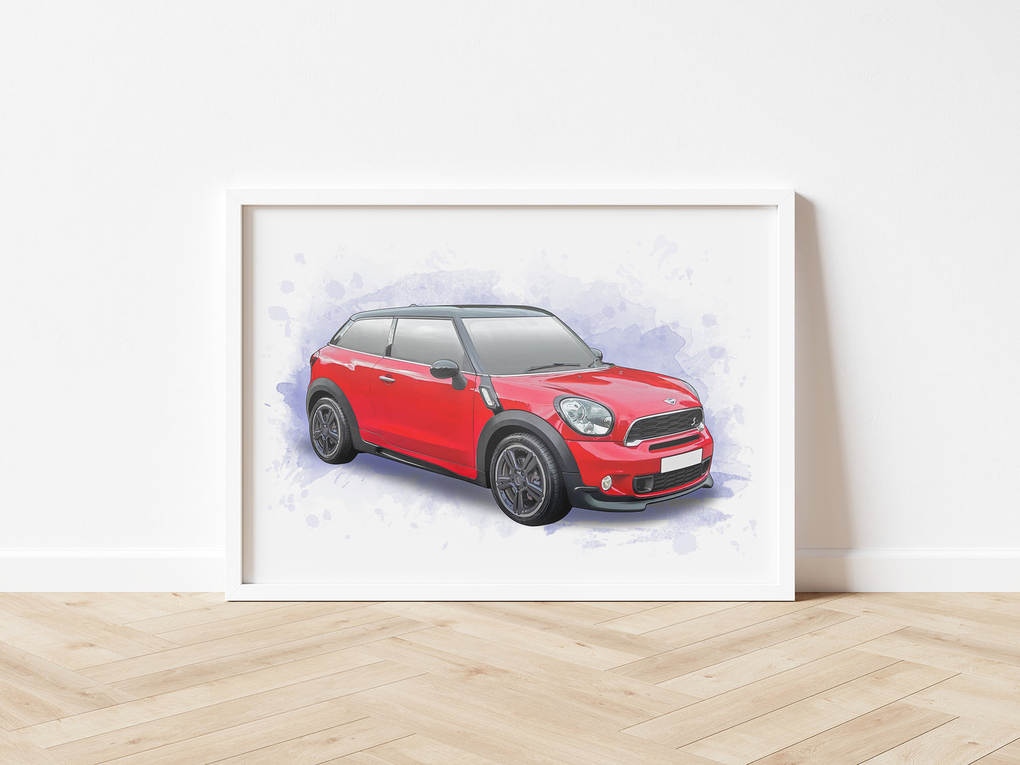 Personalised Mini Paceman S Art Print