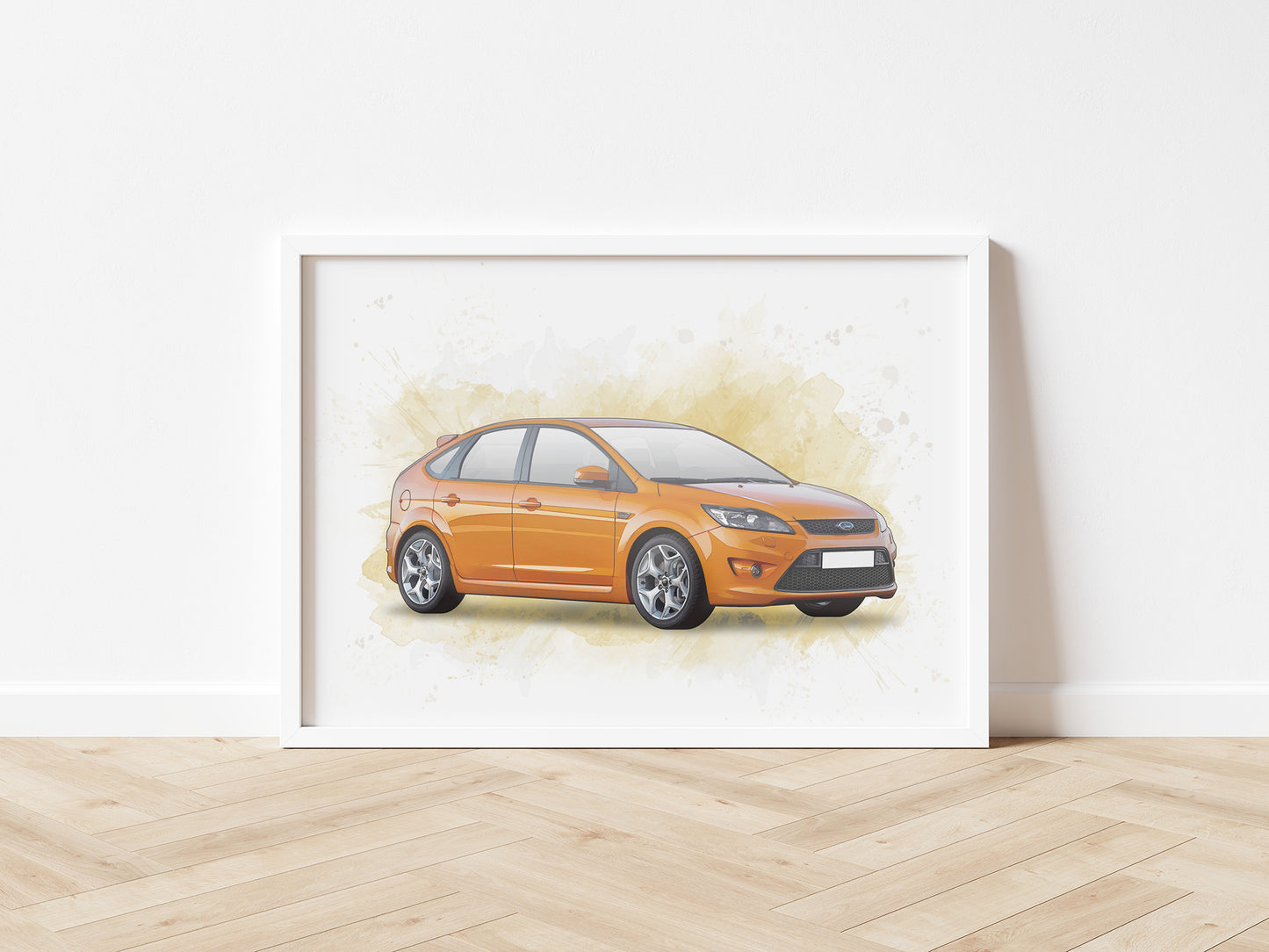 Personalised Ford Focus ST MK2 Art Print