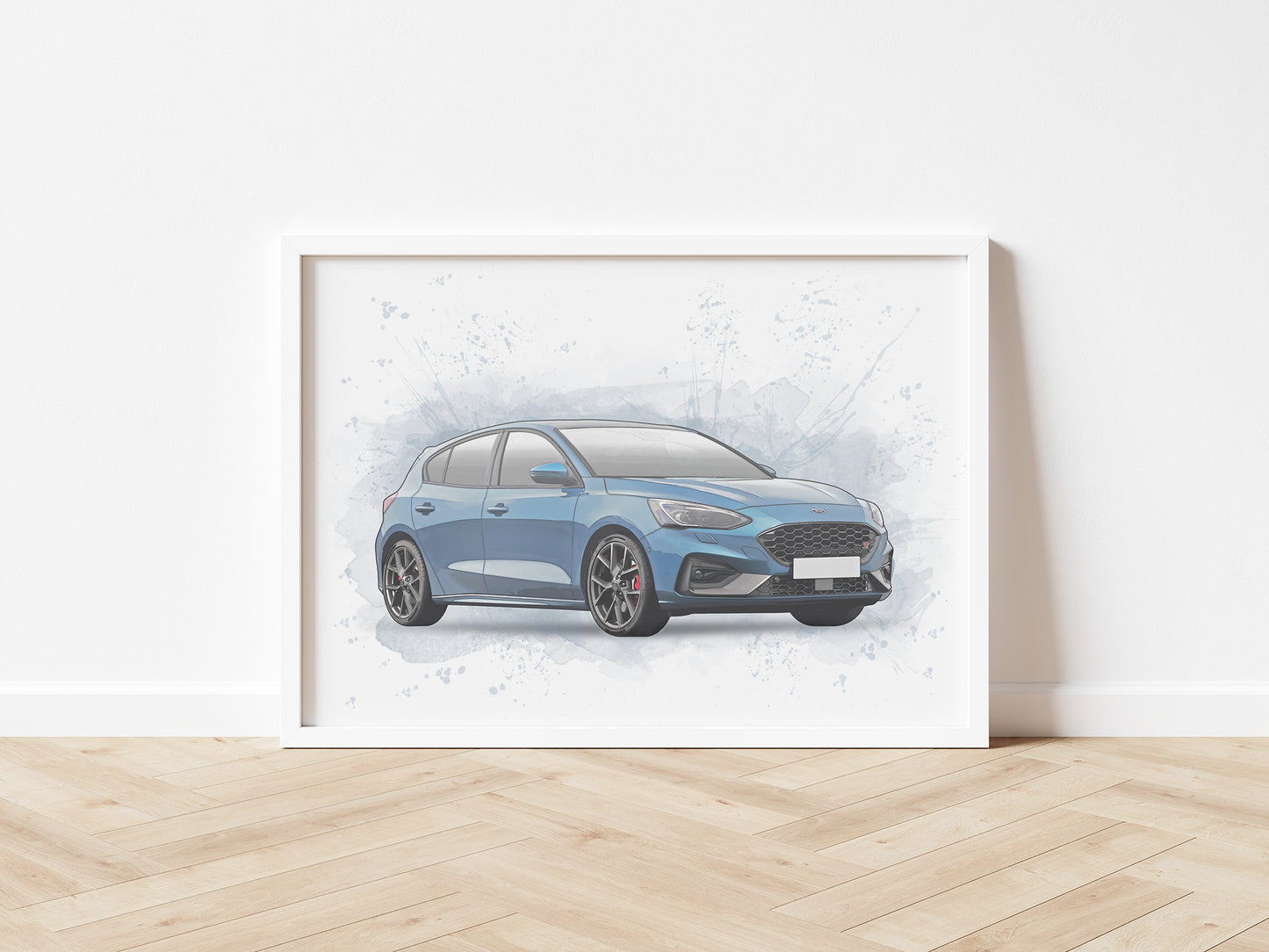 Personalised Ford Focus ST MK4 Art Print