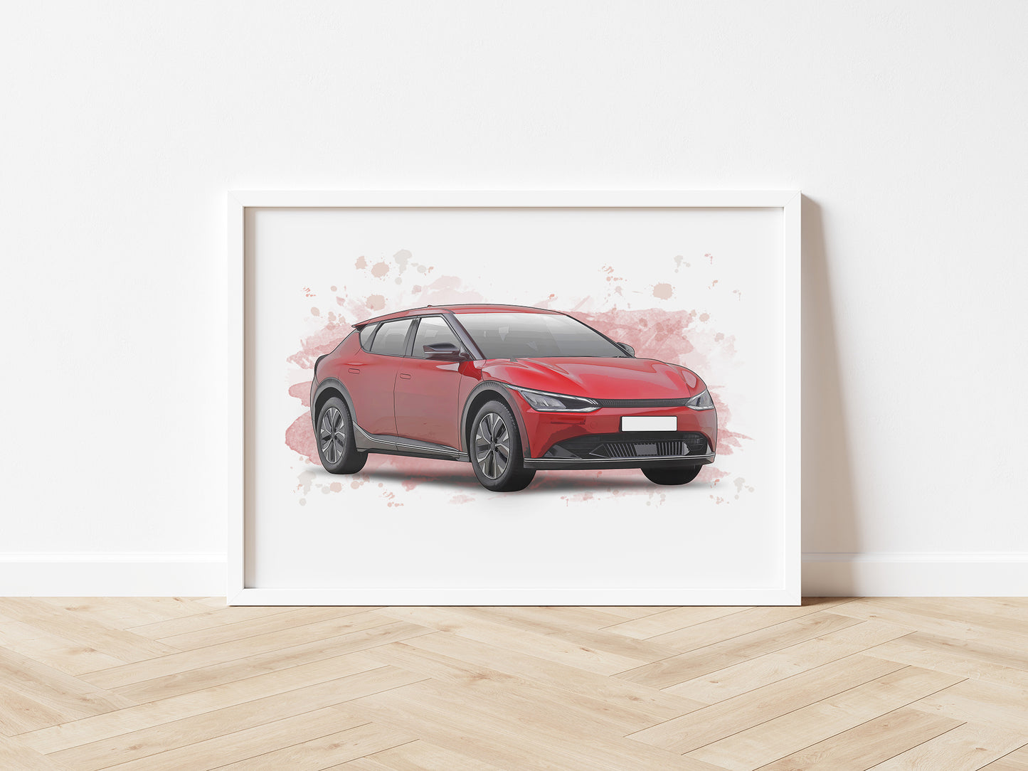 Personalised KIA EV6 Art Print