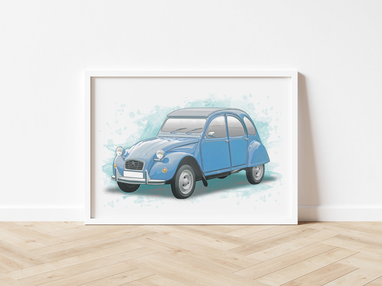 Personalised Citreon 2CV Art Print