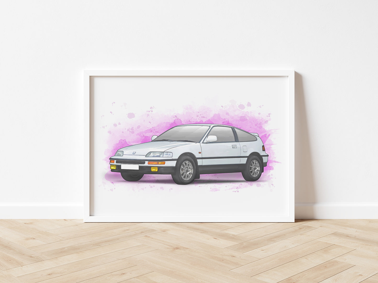 Personalised Honda CRX Art Print