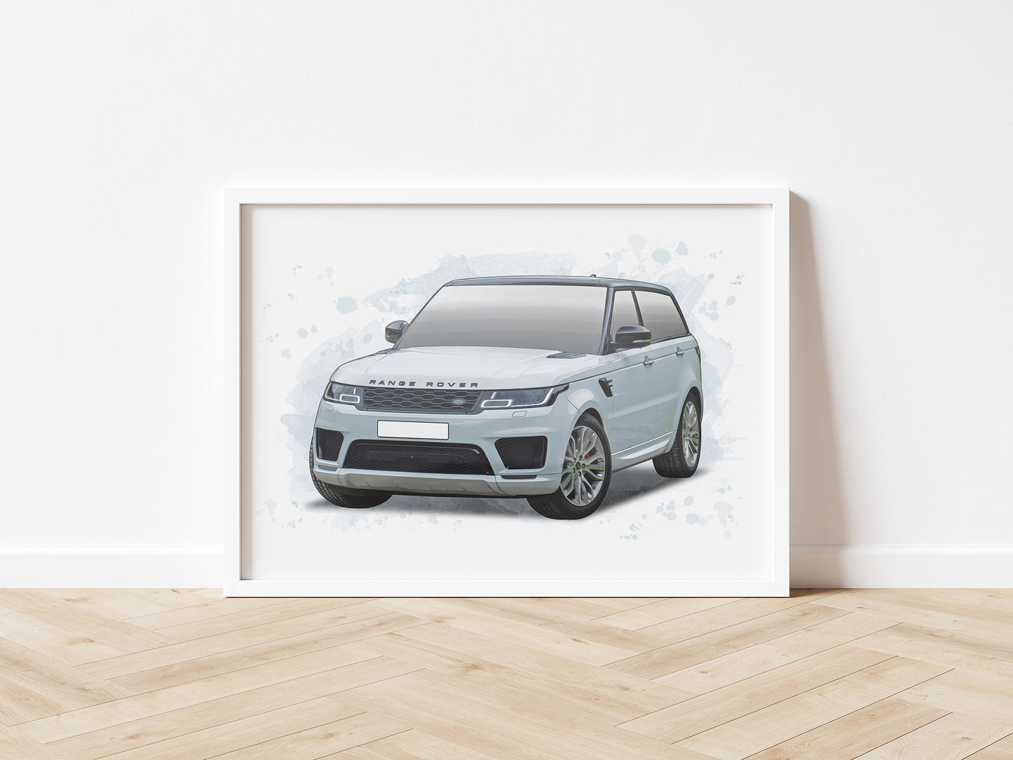 Personalised Range Rover Sport Art Print