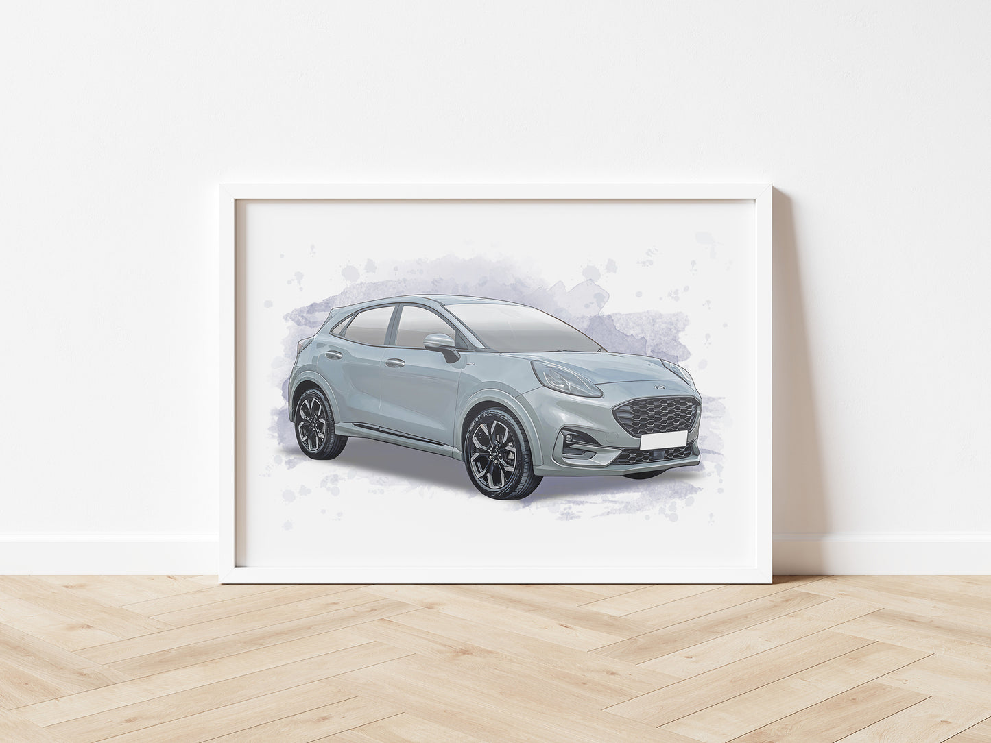 Personalised Ford Puma Art Print