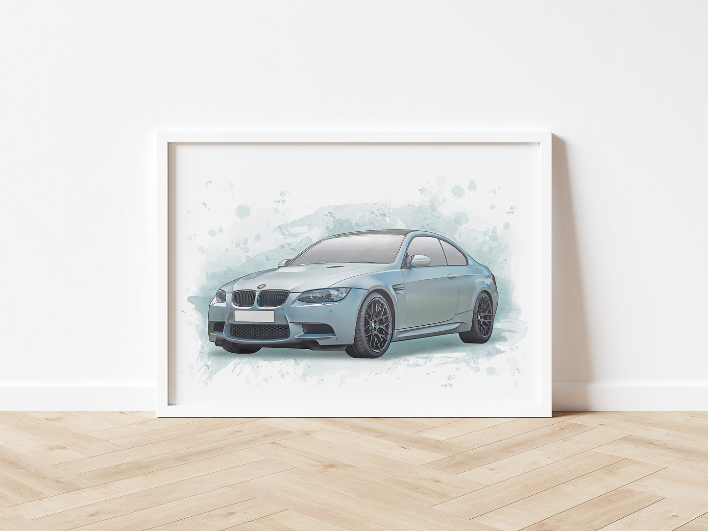 Personalised BMW M3 E92 Art Print