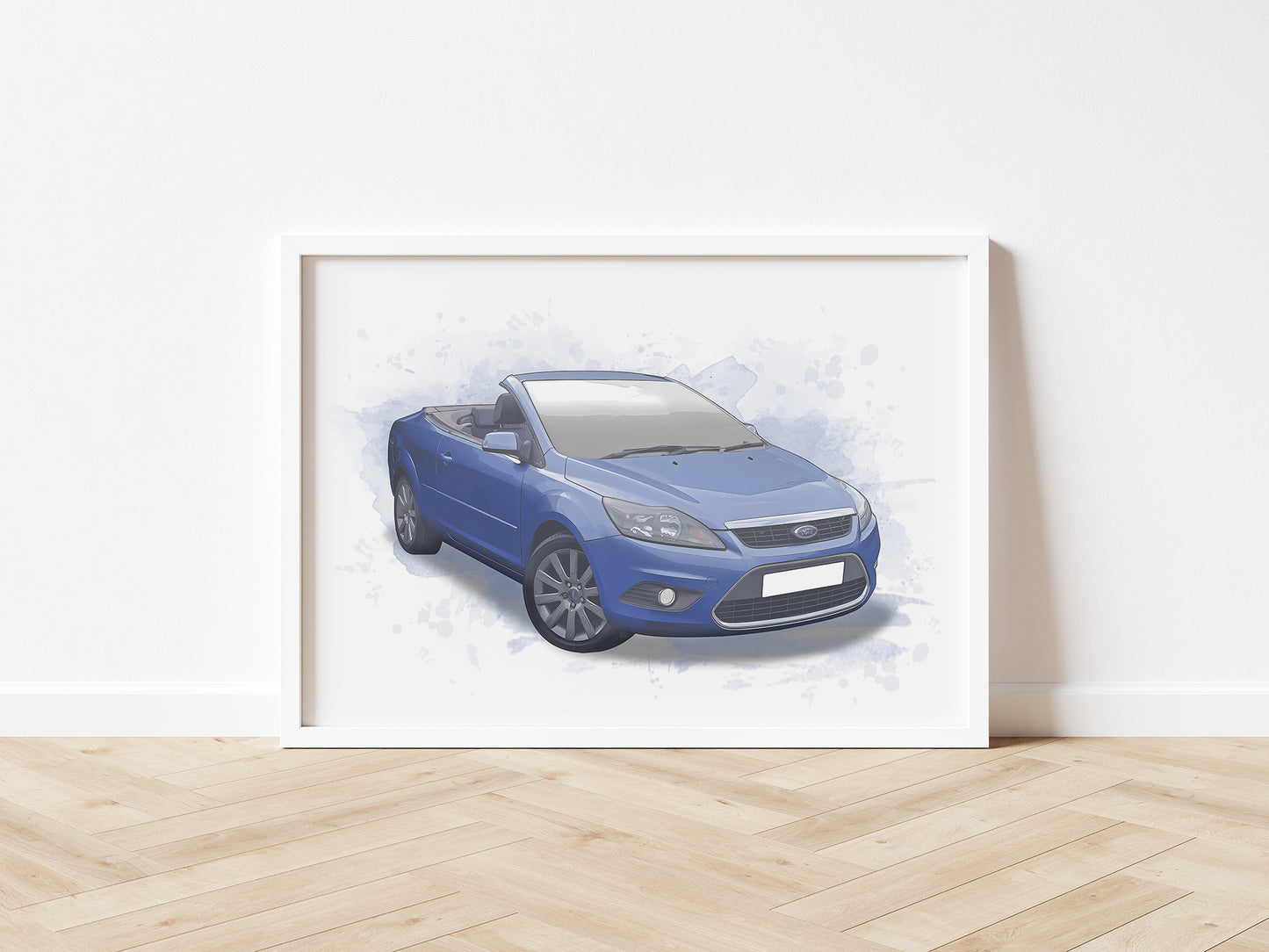 Personalised Ford Focus CC Art Print