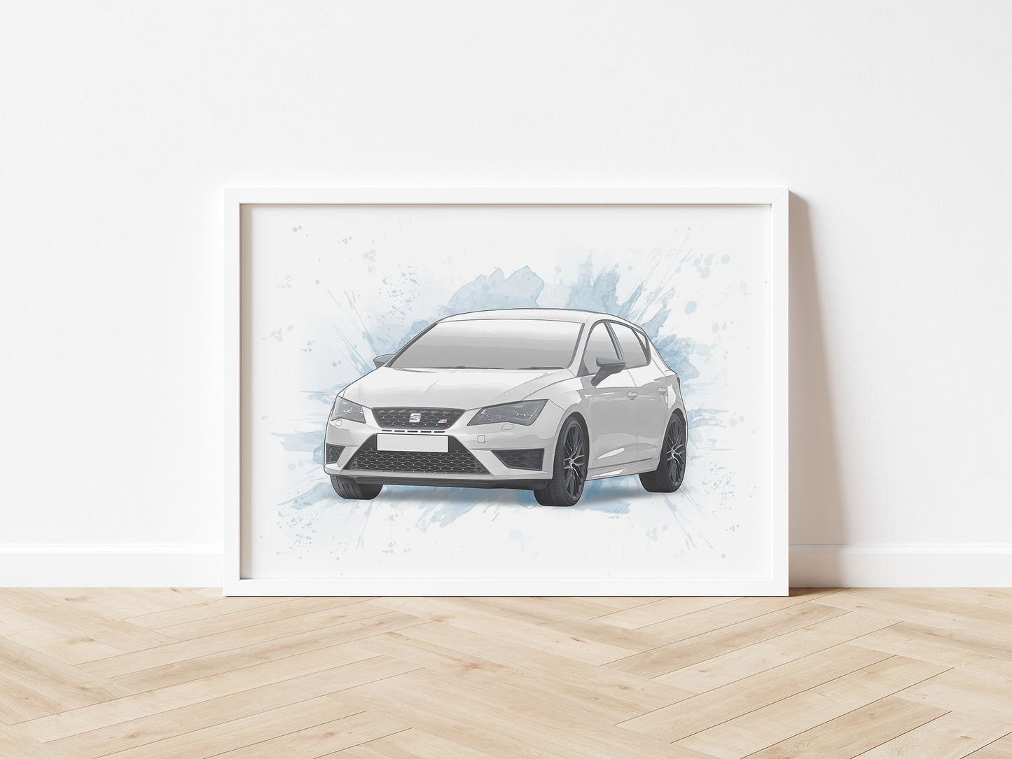 Personalised Seat Leon Cupra Art Print