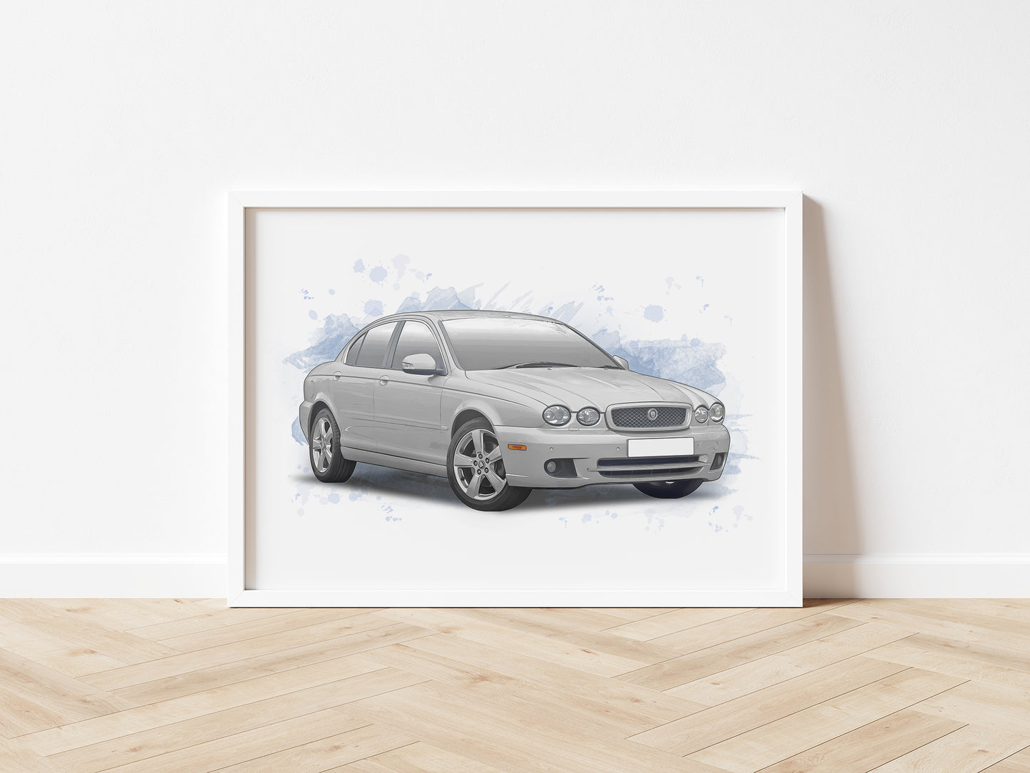 Personalised Jaguar X Type Art Print