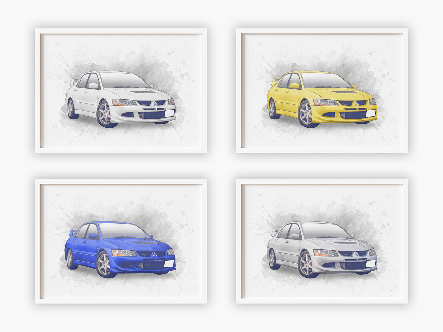 Personalised Mitsubishi Evo 8 Art Print