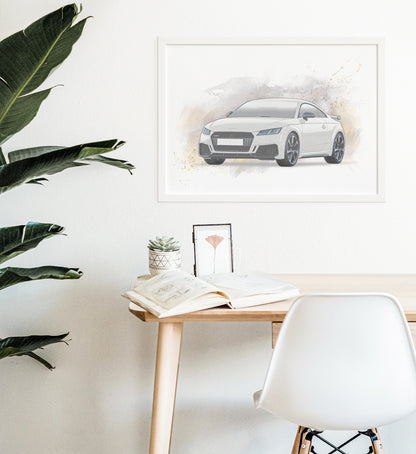 Personalised Audi TT MK3 Art Print