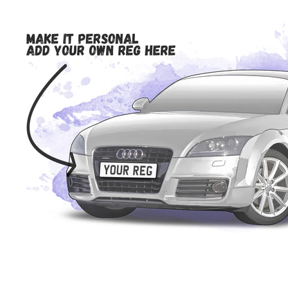 Personalised Audi TT MK2 Art Print