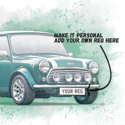 Personalised Rover Mini Art Print