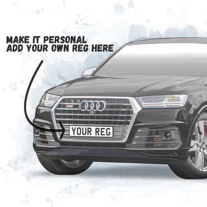 Personalised Audi SQ7 Art Print