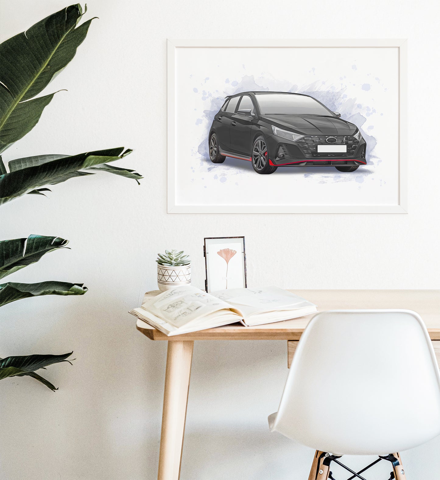 Personalised Hyundai i20n Art Print