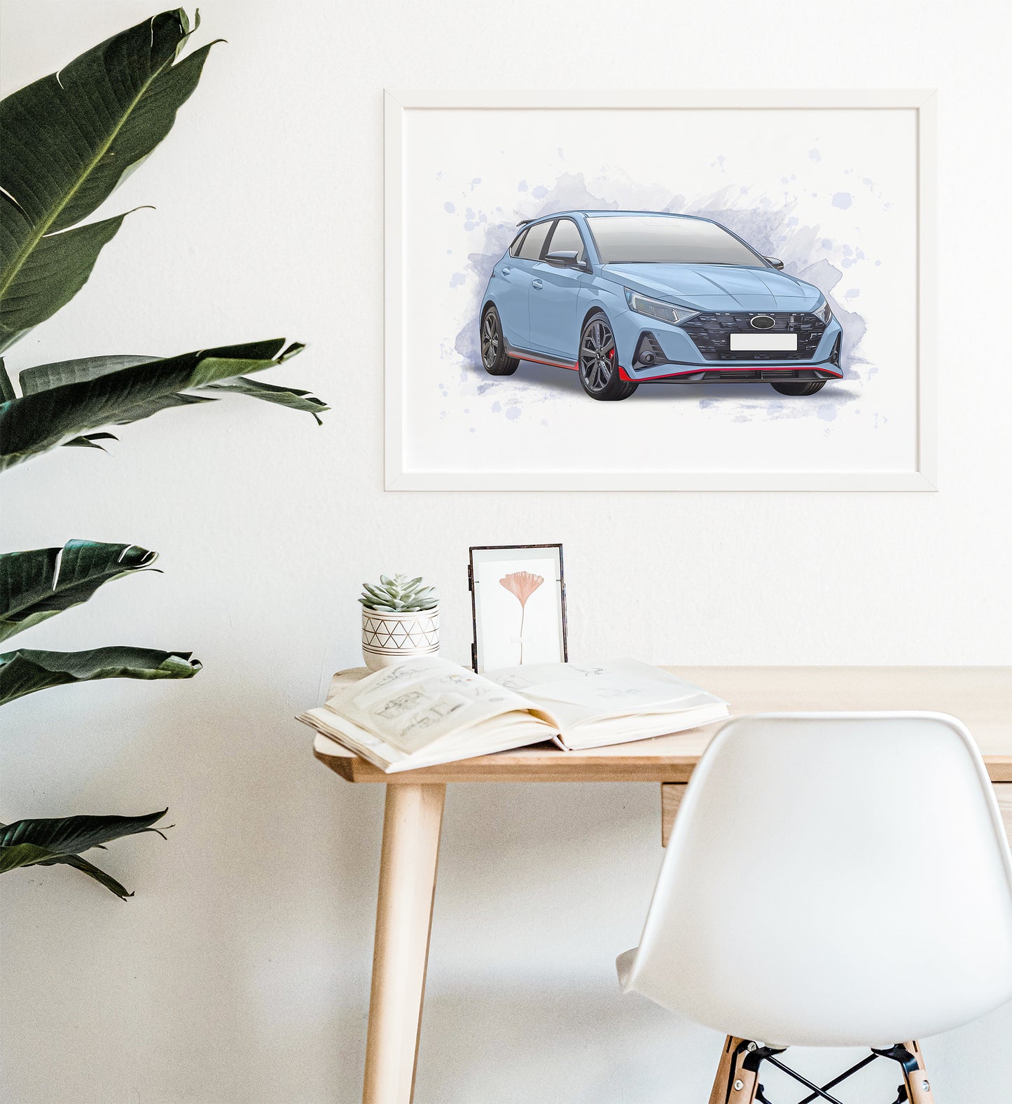 Personalised Hyundai i20n Art Print