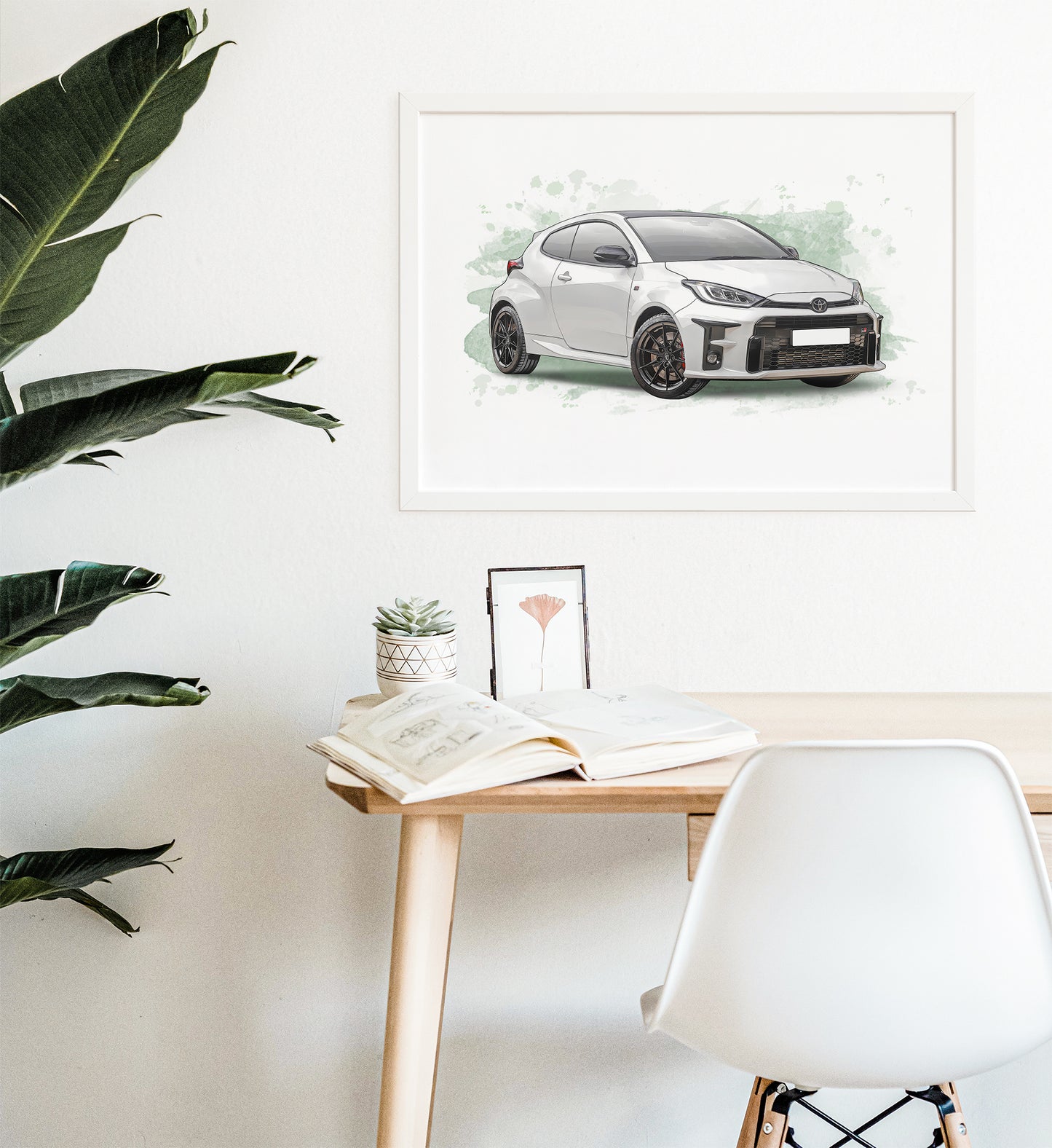 Personalised Toyota Yaris GR Art Print