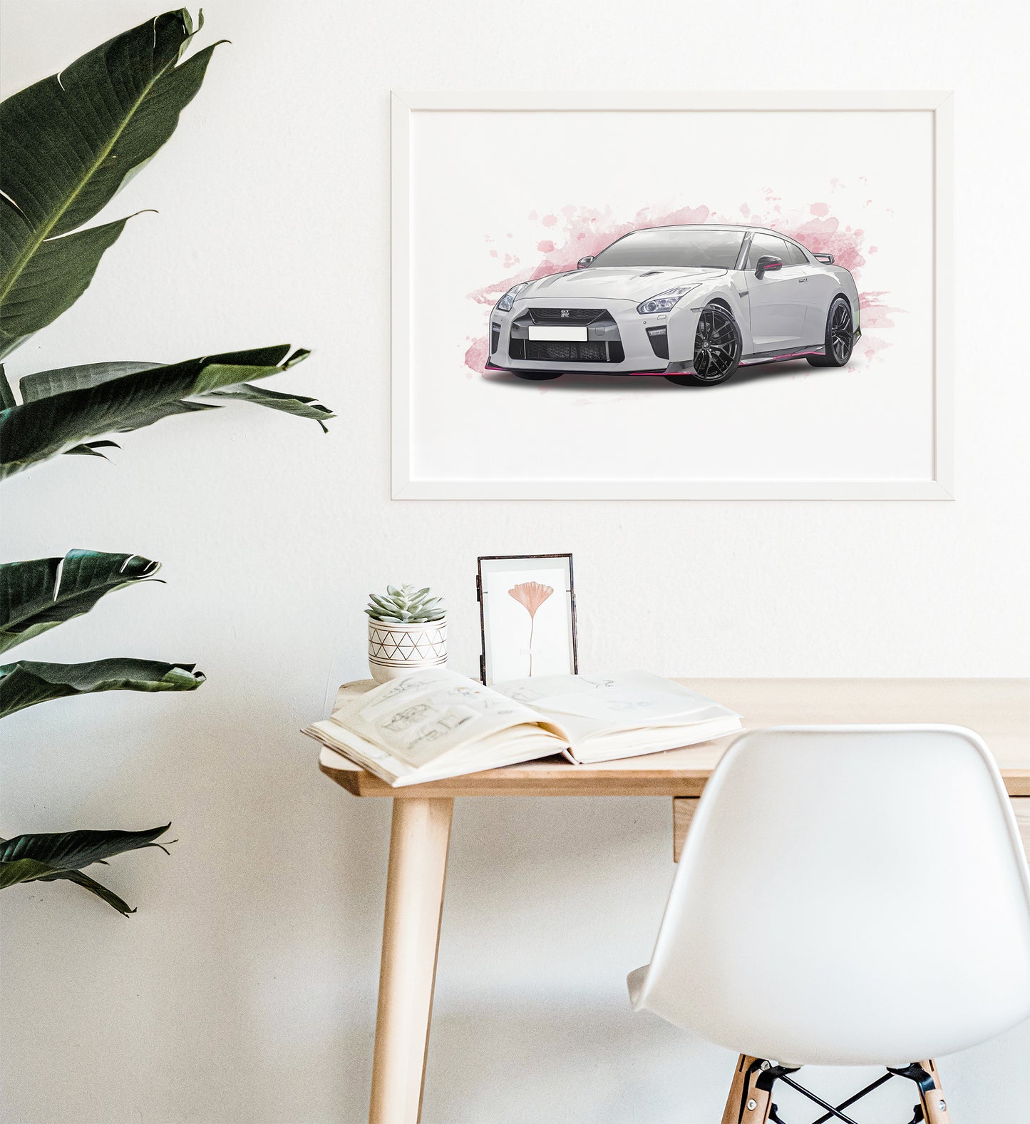 Personalised Nissan GTR Art Print