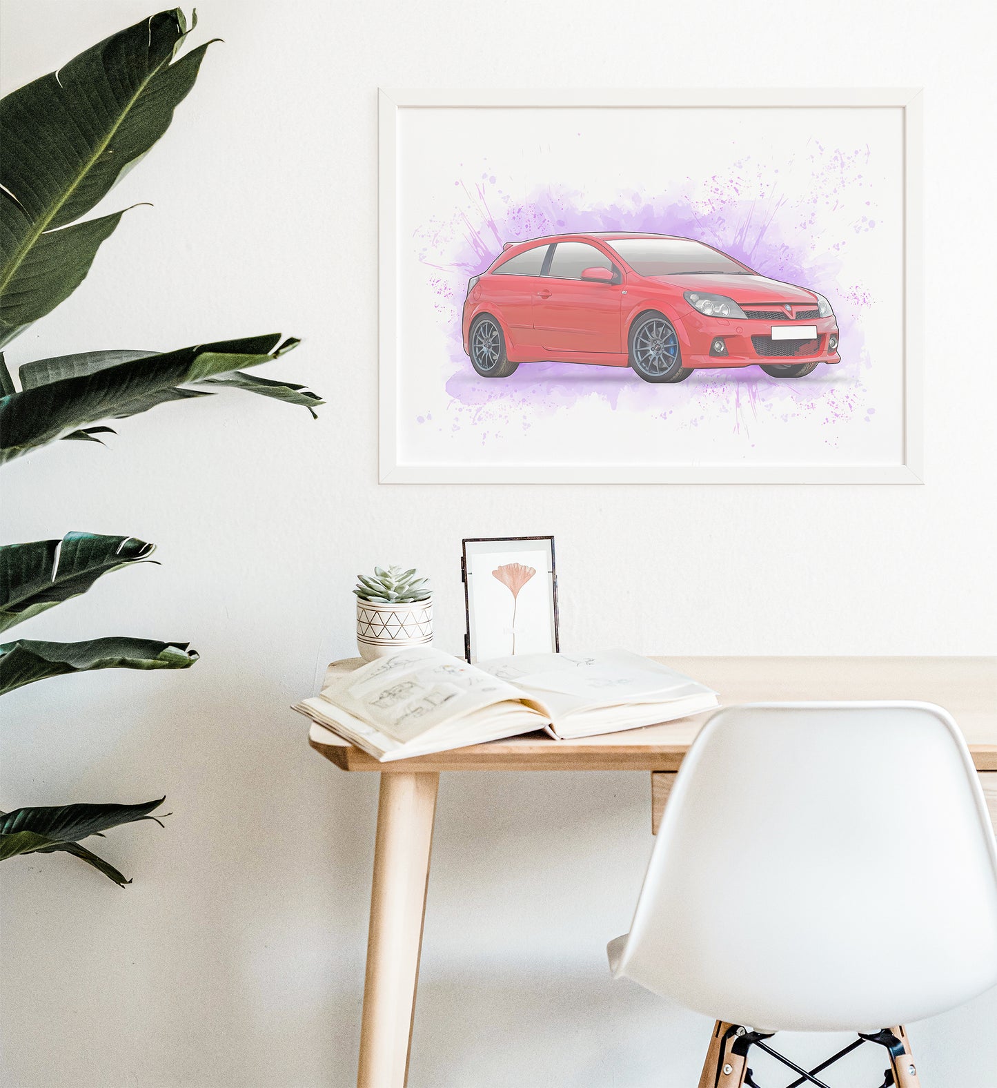 Personalised Vauxhall Astra H Art Print