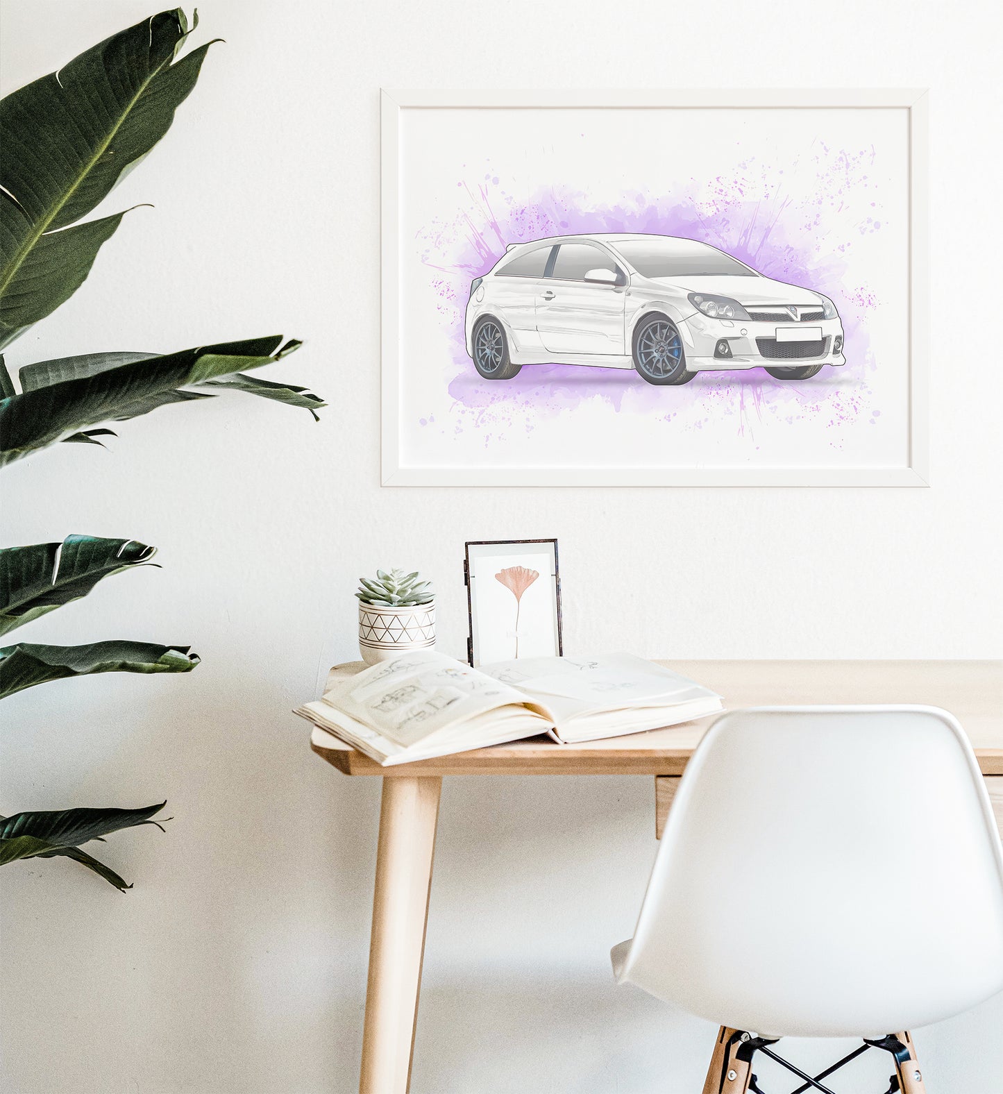 Personalised Vauxhall Astra H Art Print