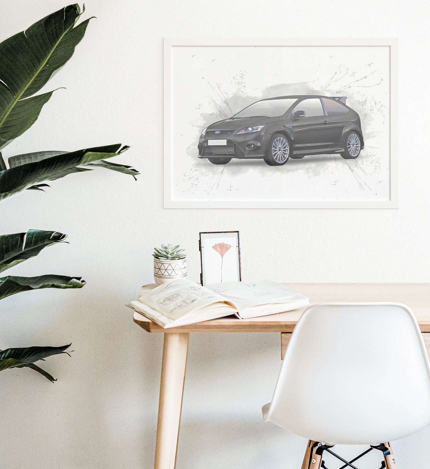 Personalised Ford Focus RS MK2 Art Print