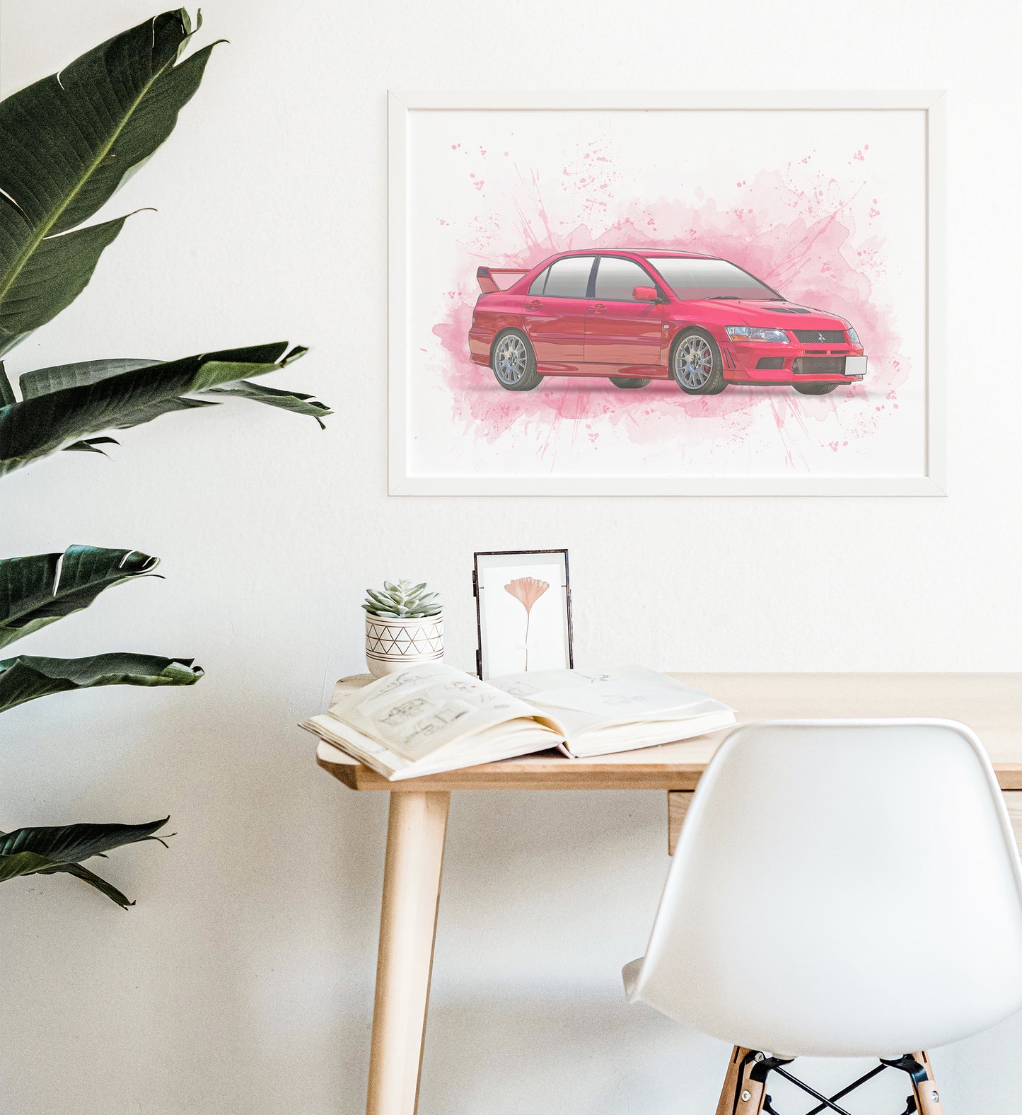 Personalised Mitsubishi Evo 7 Art Print