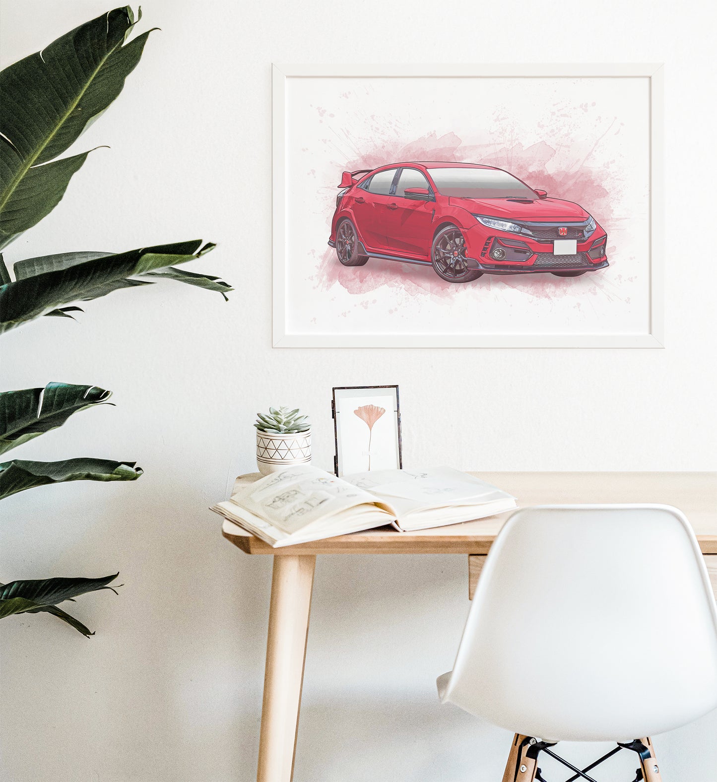 Personalised Honda Civic Type R FK8 Art Print