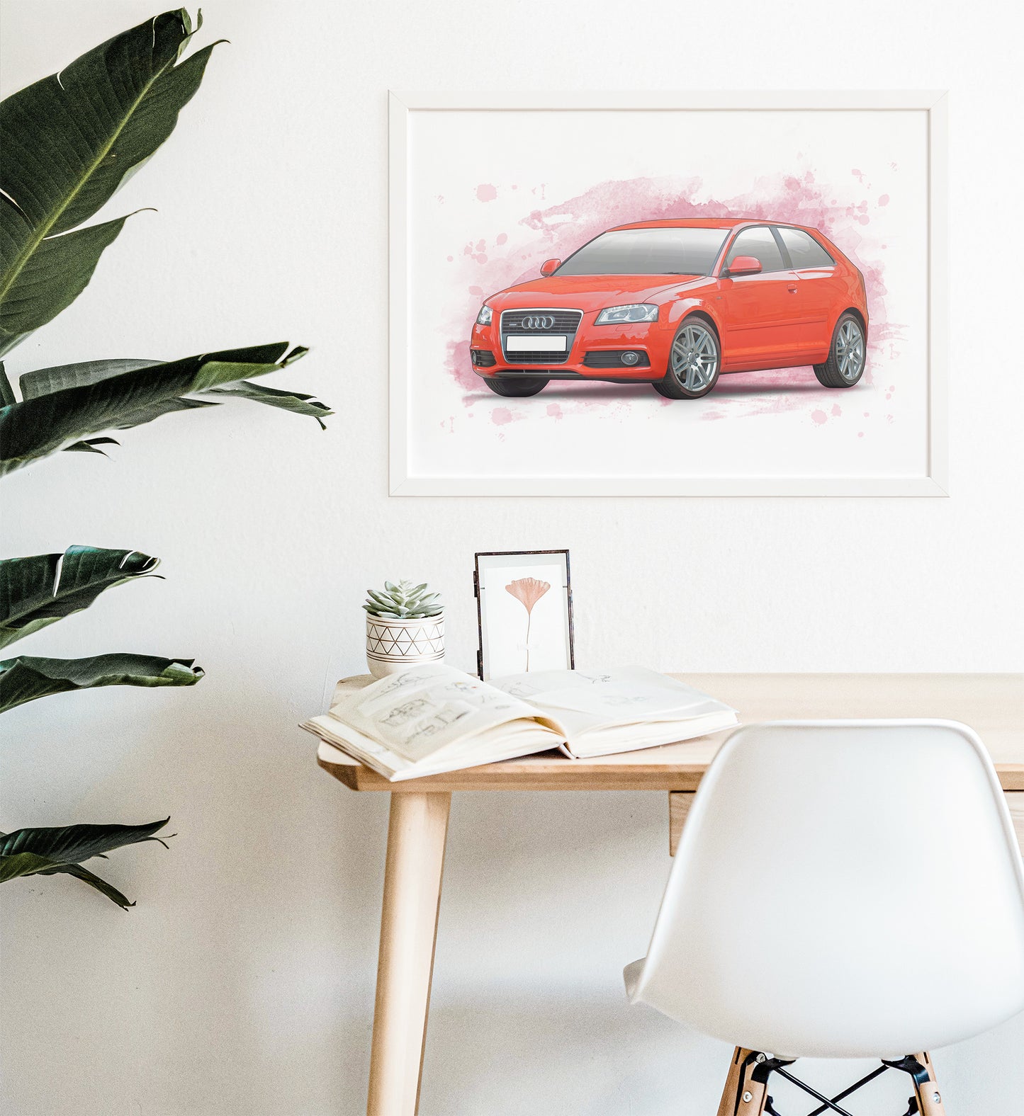 Personalised Audi A3 Art Print