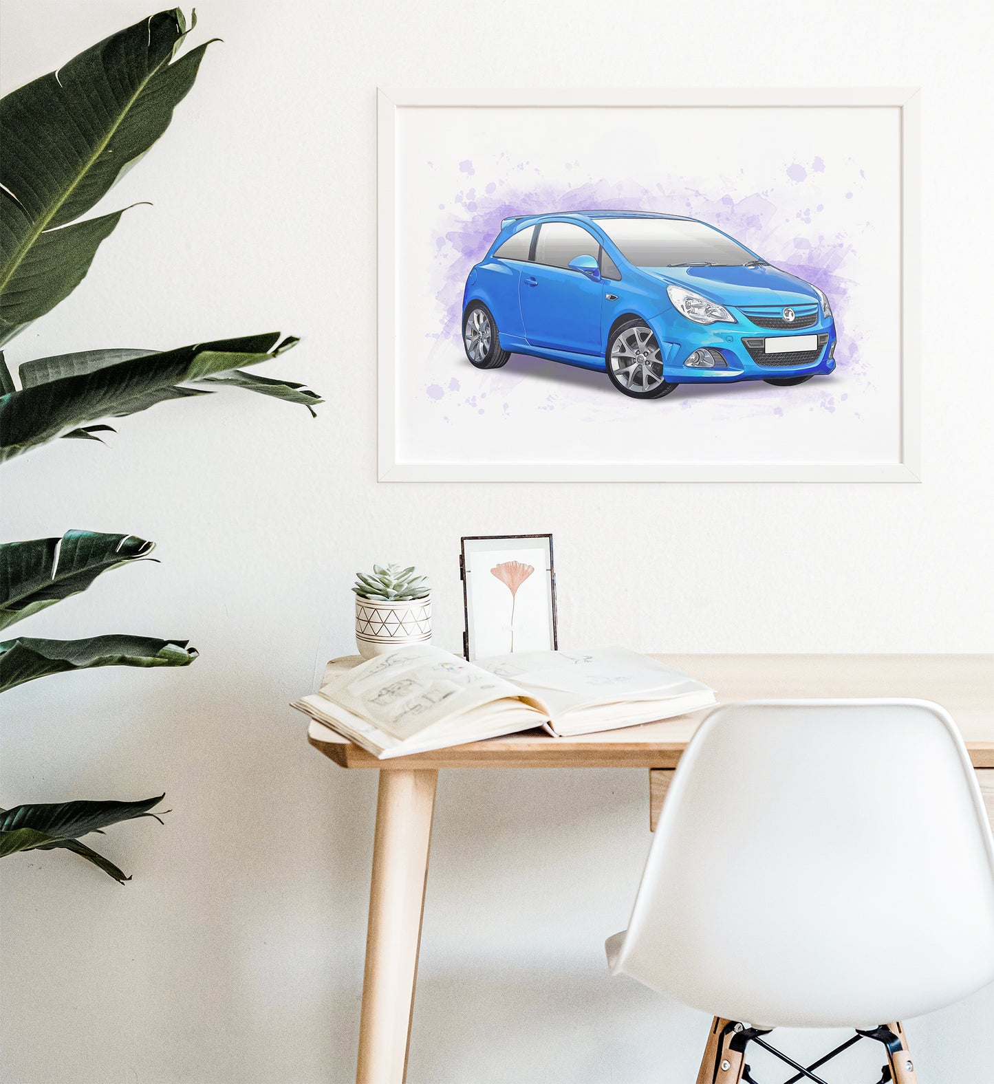 Personalised Vauxhall Corsa D Art Print