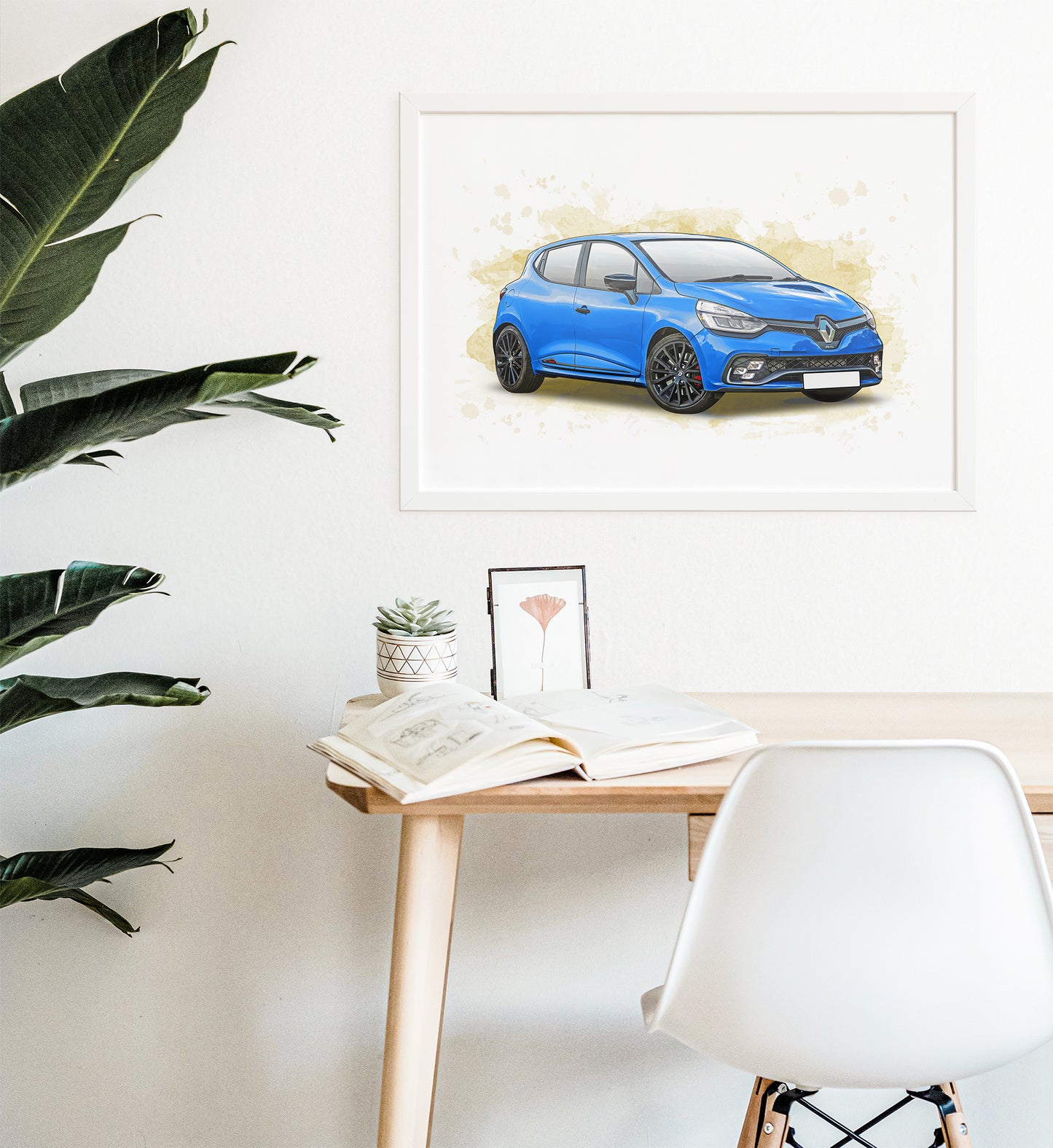 Personalised Renault Clio RS Art Print