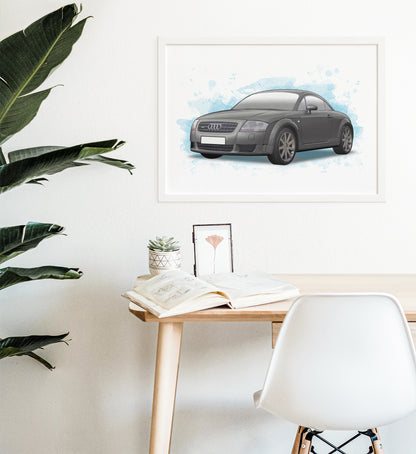 Personalised Audi TT MK1 Art Print