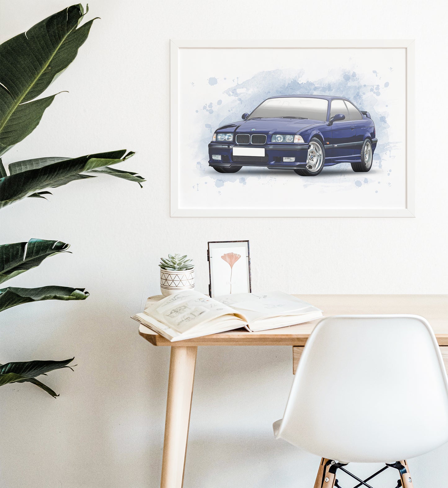 Personalised BMW M3 E36 Art Print