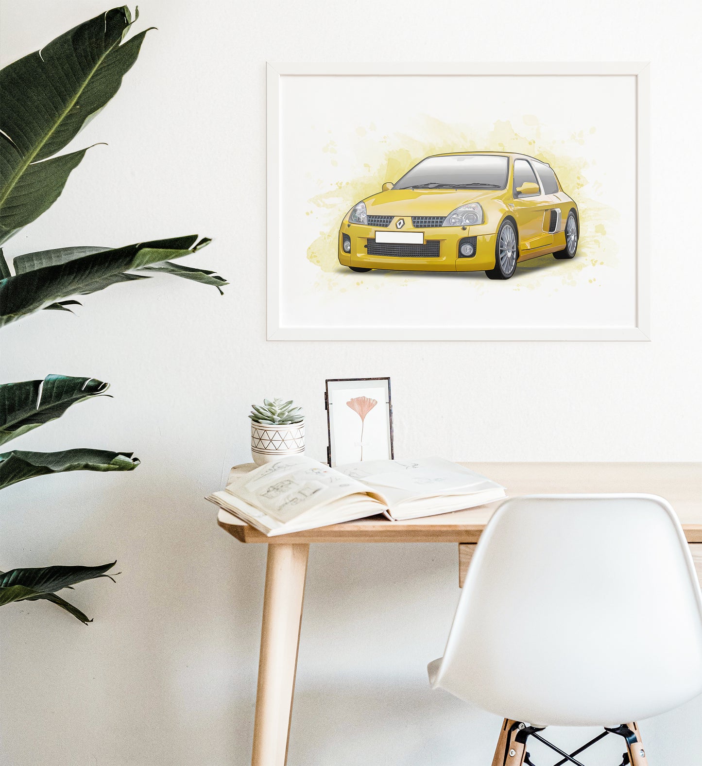 Personalised Renault Clio V6 Art Print