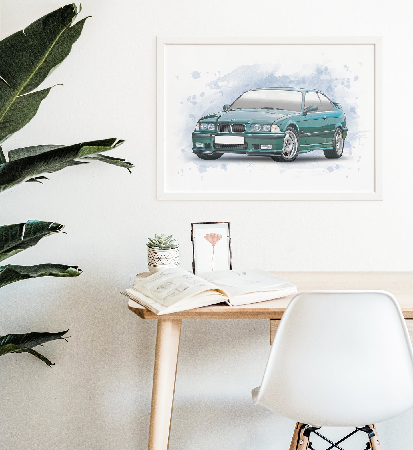 Personalised BMW M3 E36 Art Print