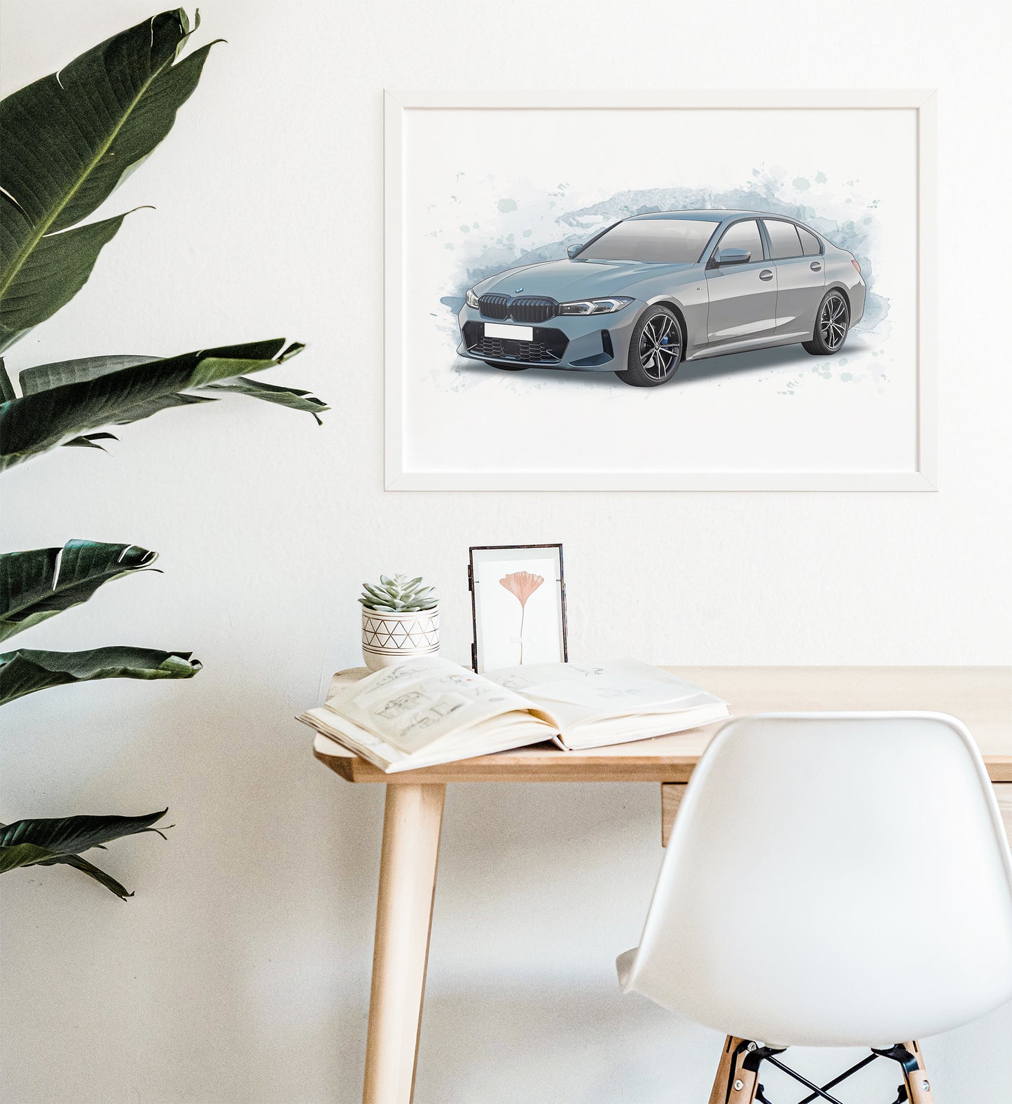 Personalised BMW 3 Series G20 Art Print