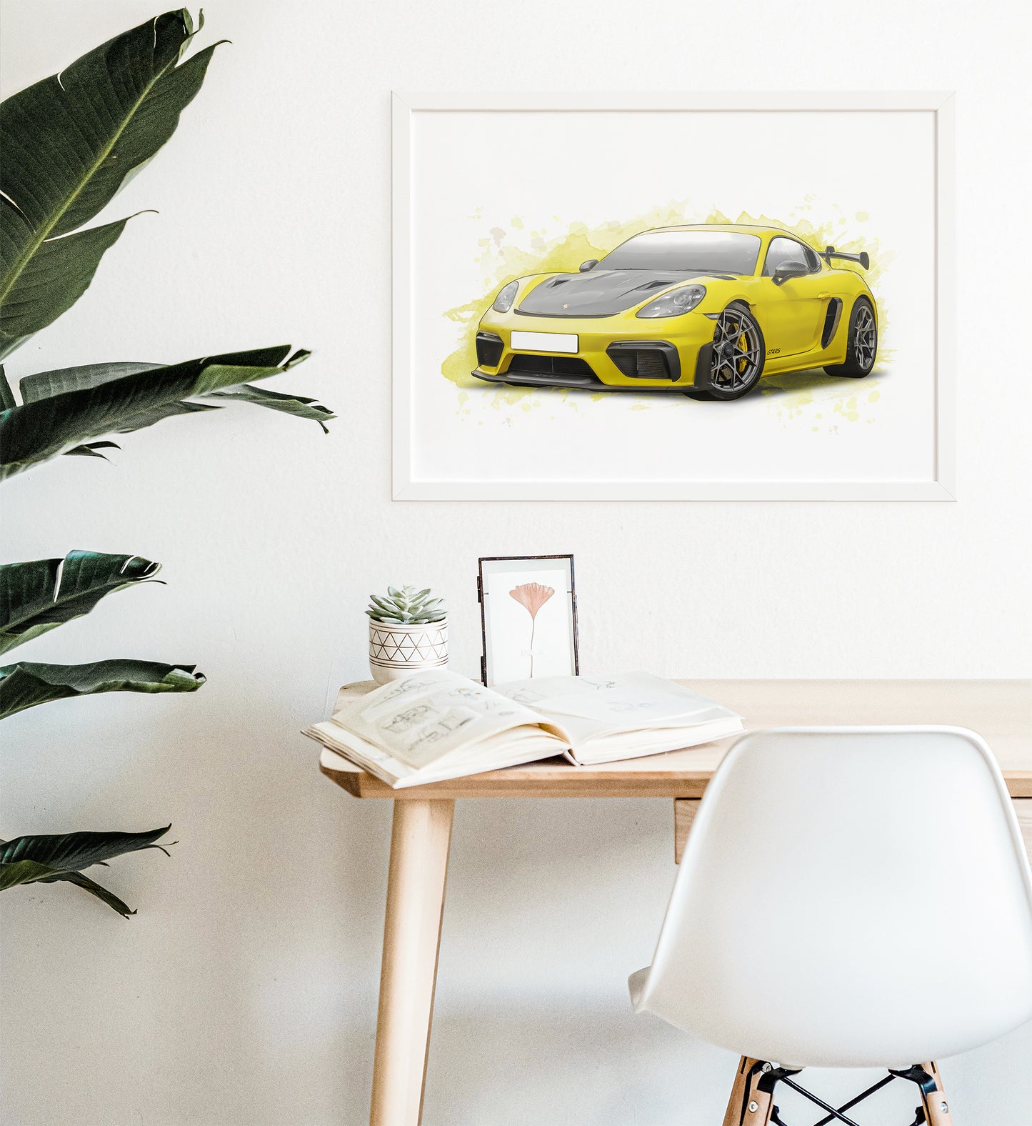 Personalised Porsche 718 Cayman GT4 RS Art Print