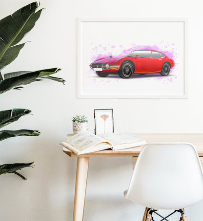 Personalised Toyota GT2000 Art Print