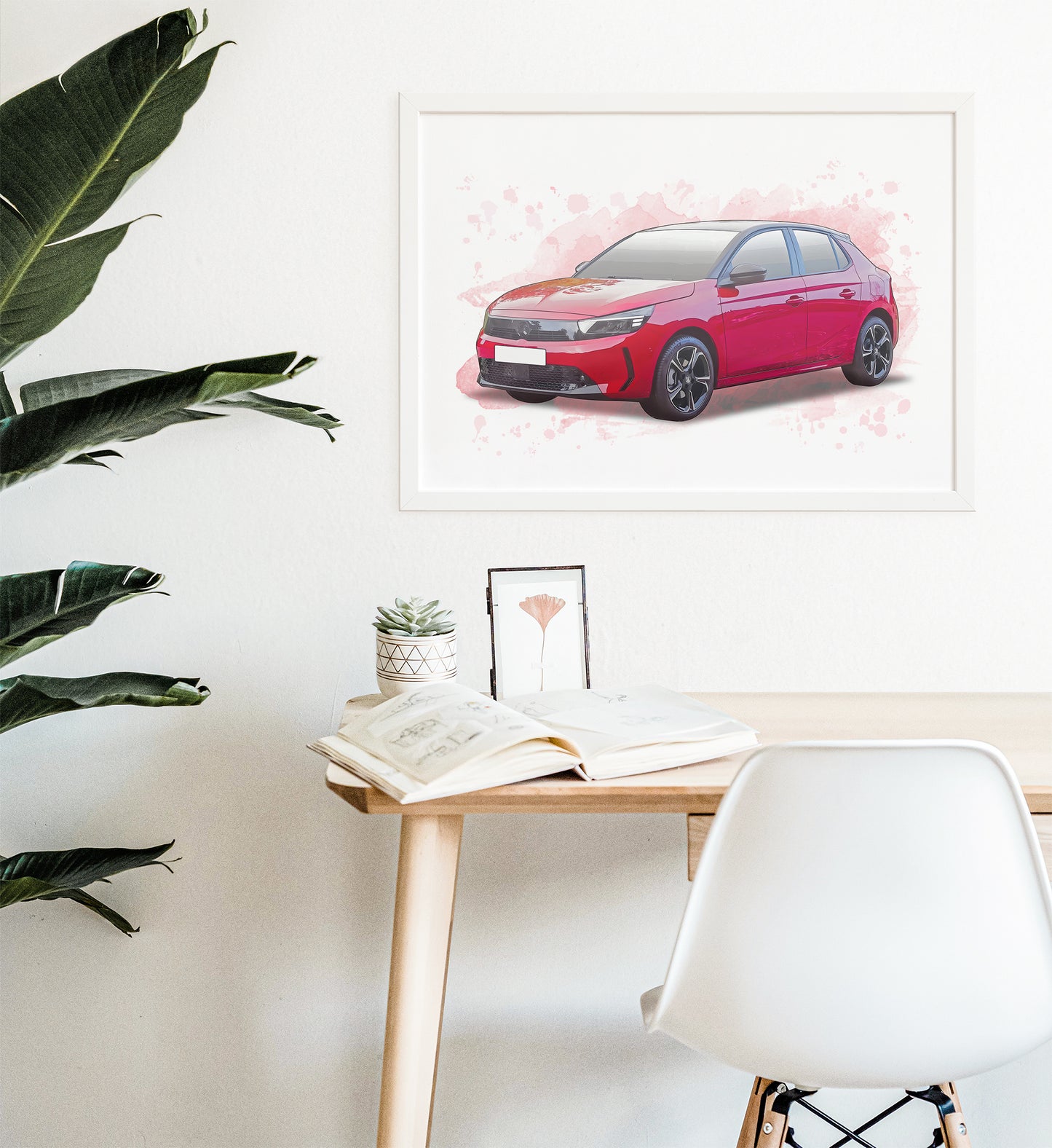 Personalised Vauxhall Corsa F Art Print