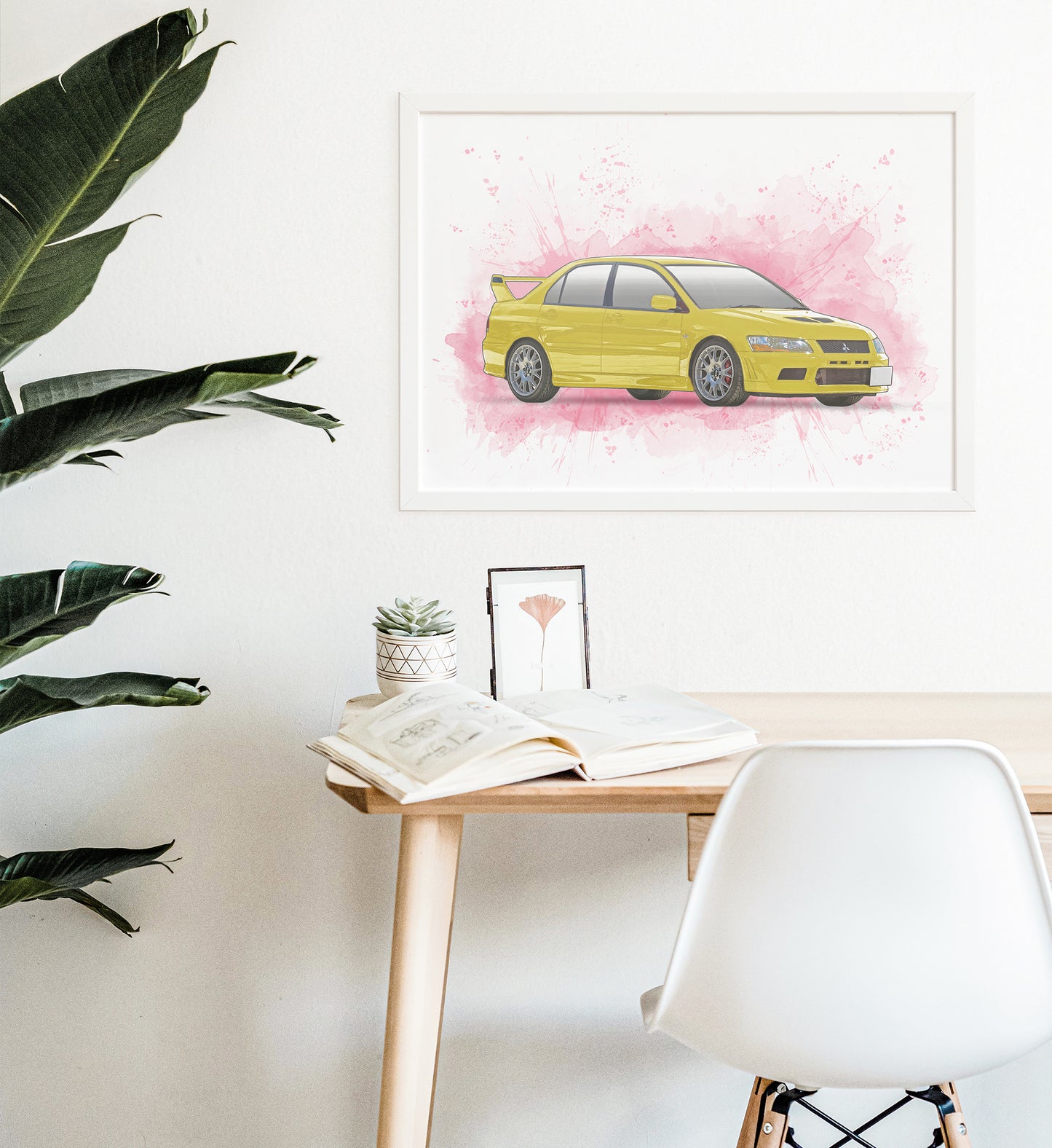 Personalised Mitsubishi Evo 7 Art Print