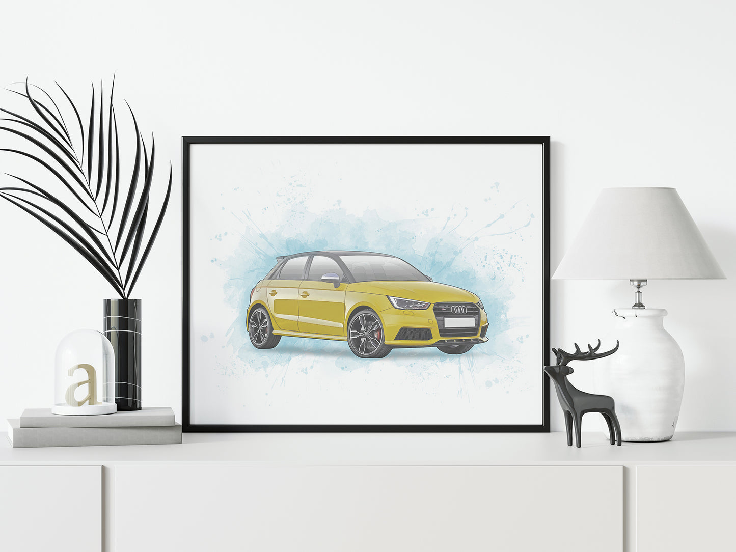 Personalised Audi S1 Art Print