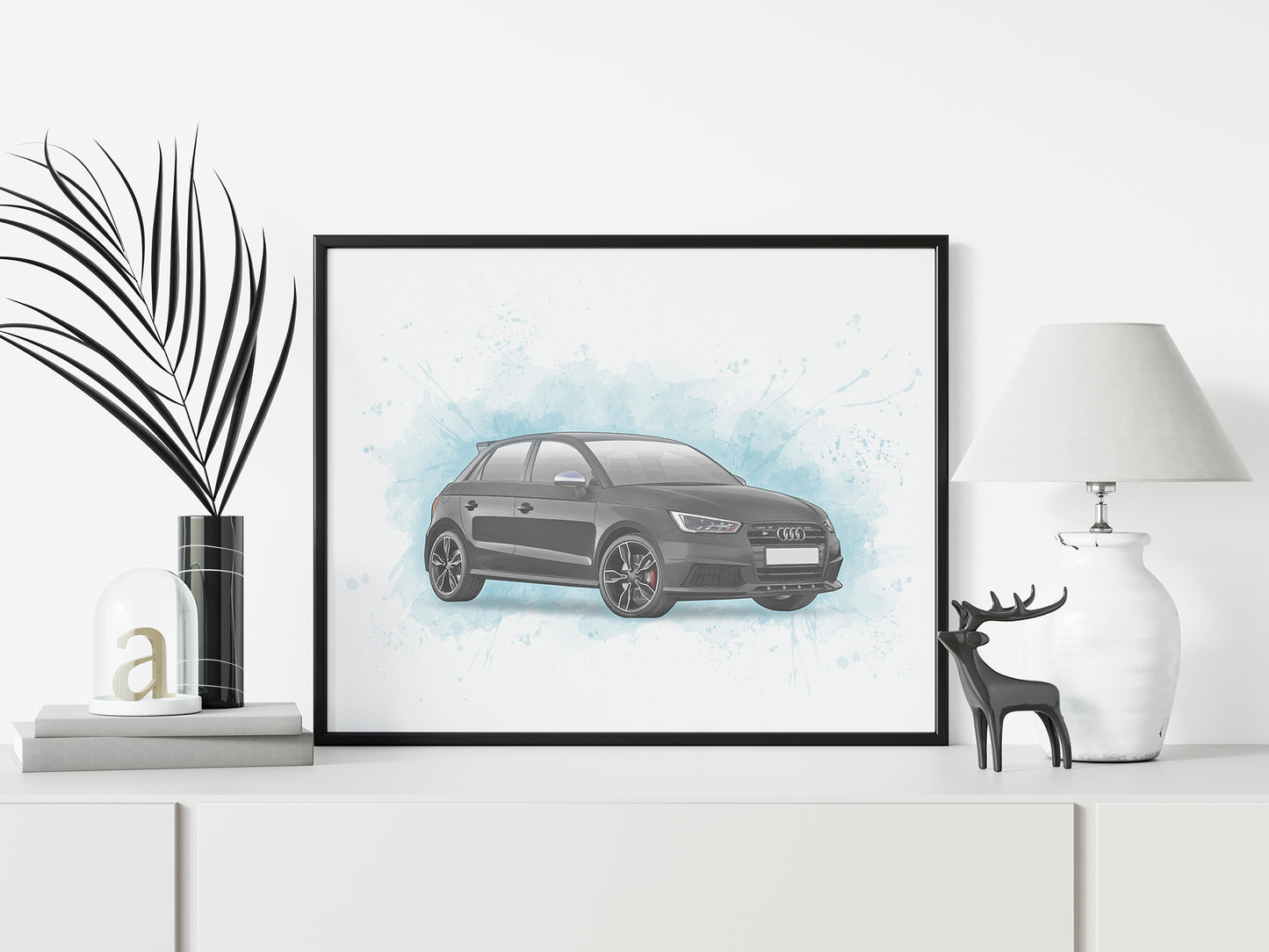 Personalised Audi S1 Art Print