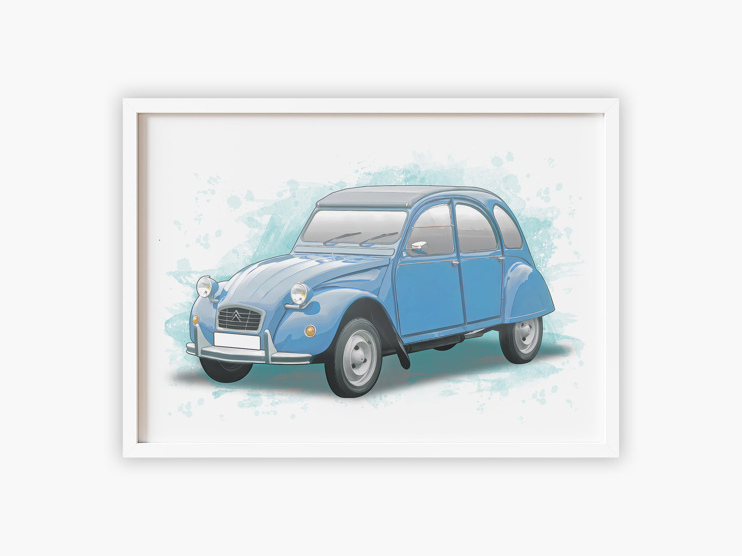 Personalised Citreon 2CV Art Print