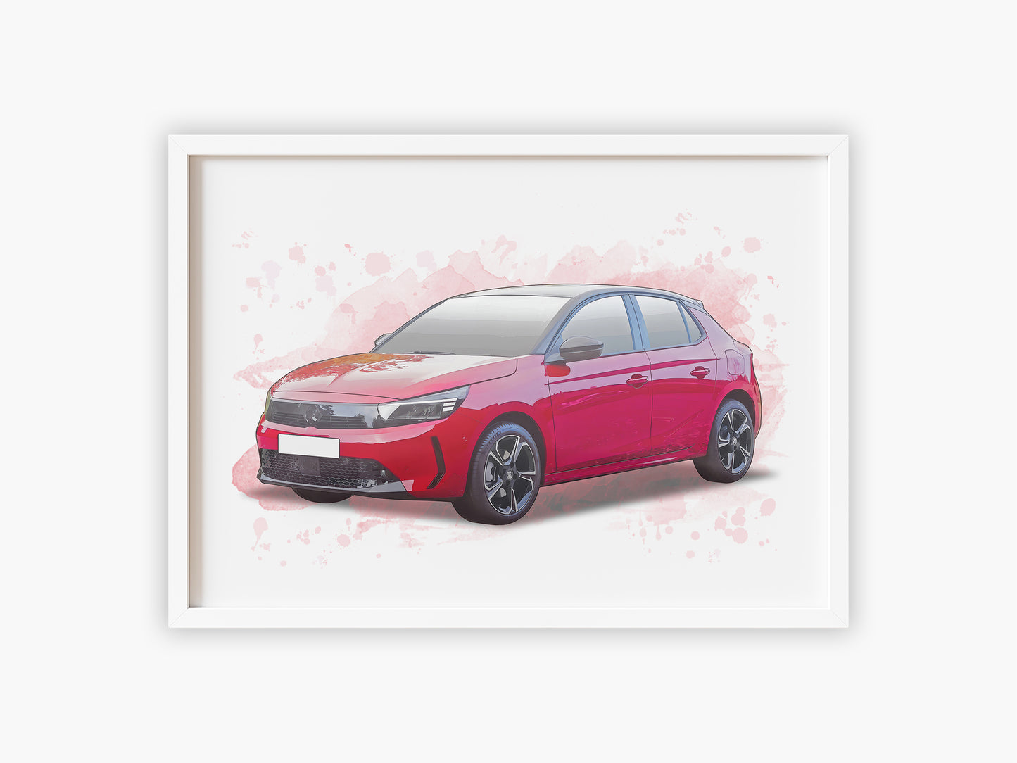 Personalised Vauxhall Corsa F Art Print