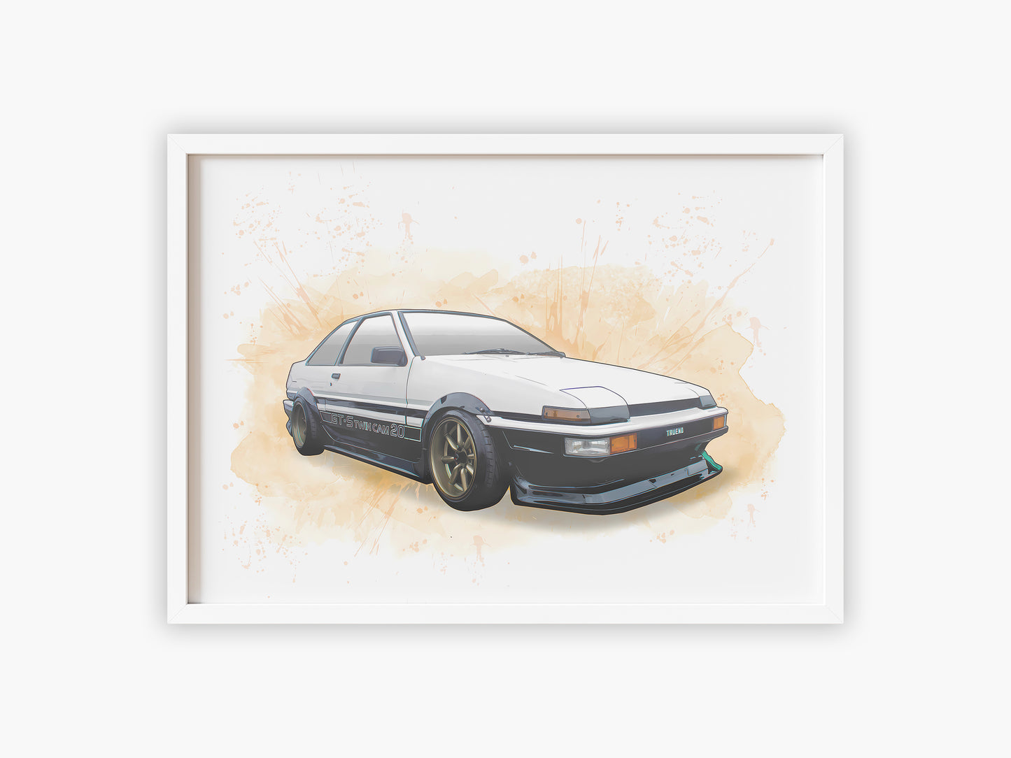 Personalised Toyota AE86 Art Print