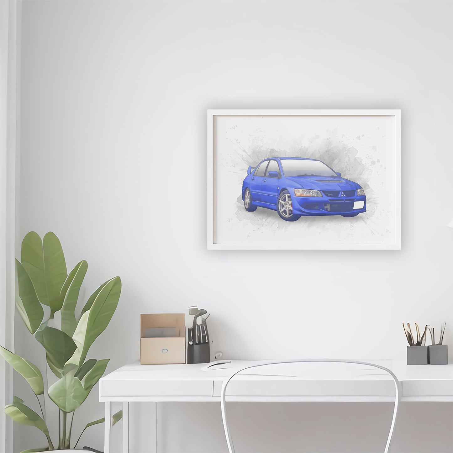 Personalised Mitsubishi Evo 8 Art Print