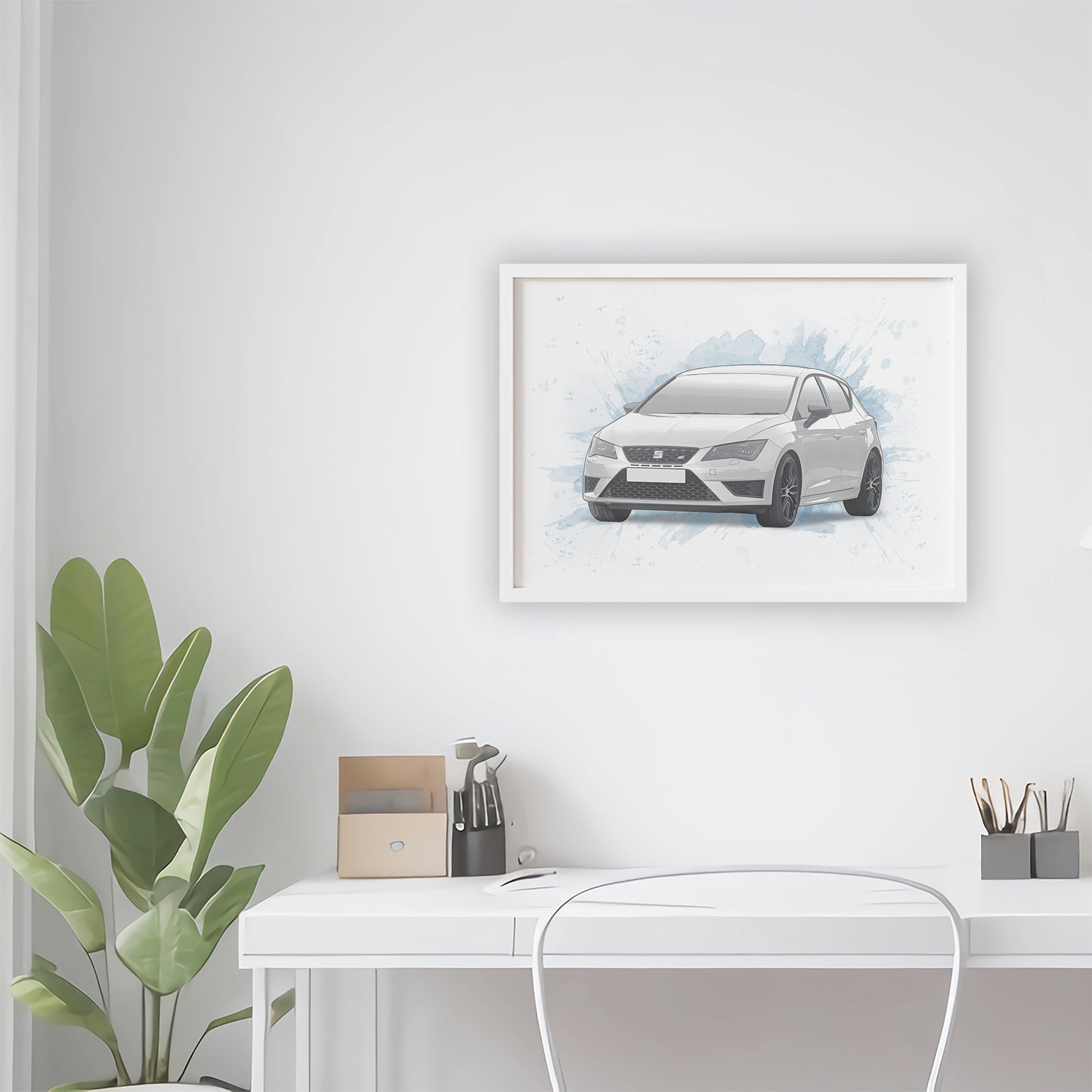 Personalised Seat Leon Cupra Art Print